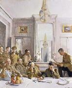 Sir William Orpen Some Members of the Allied Press Camp,with their Pres Officers oil painting picture wholesale
